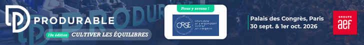 [ORSE partenaire de Produrable 2026] : 19e édition du salon.