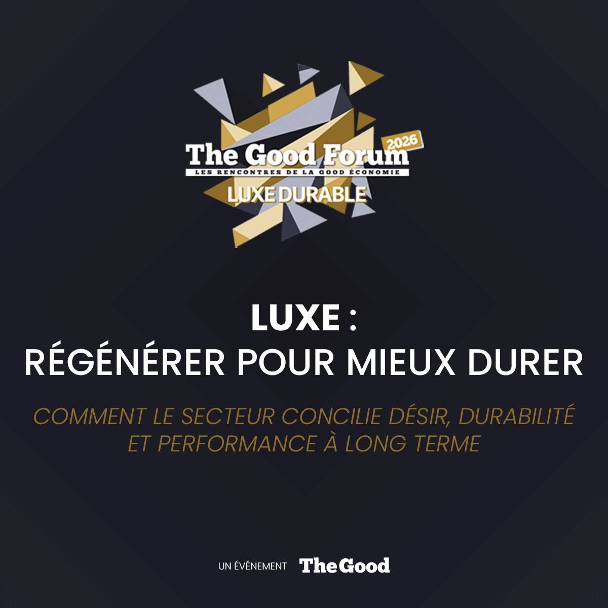 Hélène Valade, Présidente de l'Orse, au Good Forum Luxe Durable