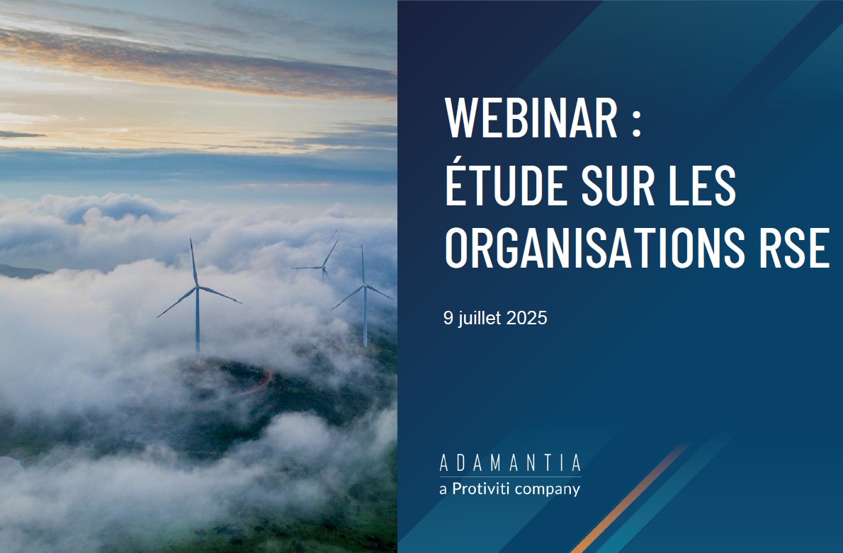Restitution de l'étude Adamantia - commanditée par Le Groupe La Poste - "Étude sur les organisations RSE"