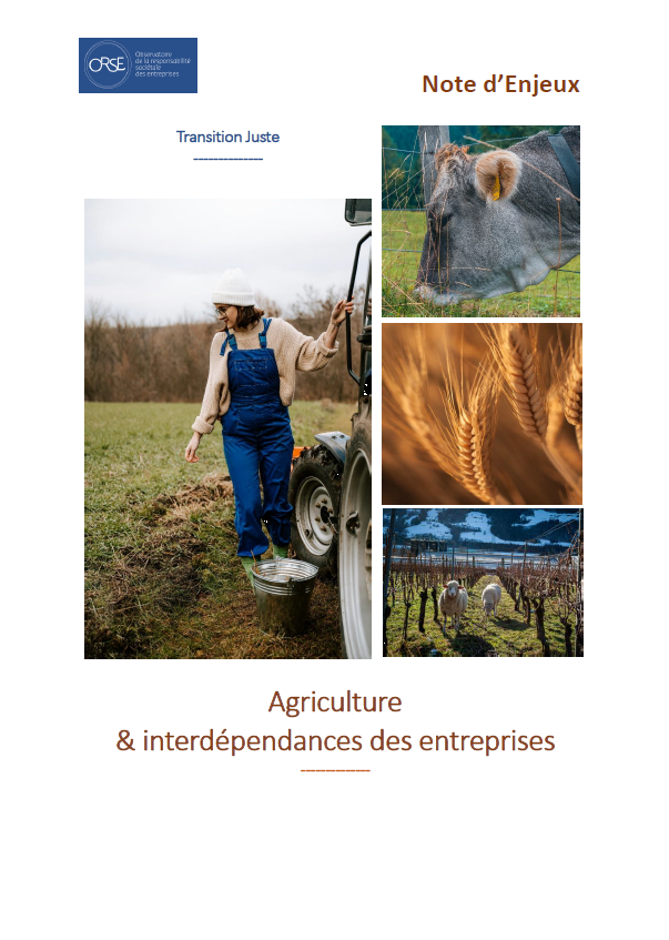 [NOTE D'ENJEUX] Agriculture & interdépendances des entreprises